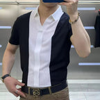 [PAGUE 3 LEVE 5] Camisa Polo Casual Versatto em Viscose, Seda Gelo e Elastano + Brindes: 3 Bermudas e Relógio