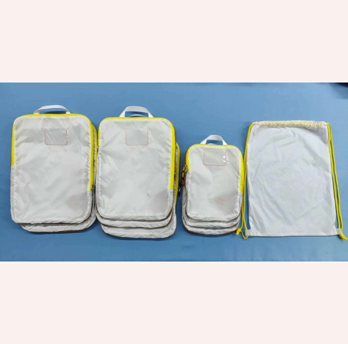 Kit de bolsas organizadoras de compressão ultraleves para malas de viagem